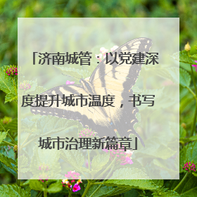 济南城管：以党建深度提升城市温度，书写城市治理新篇章